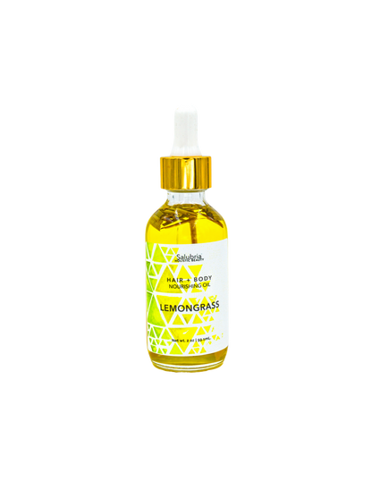 Lemongrass Hair + Body Oil