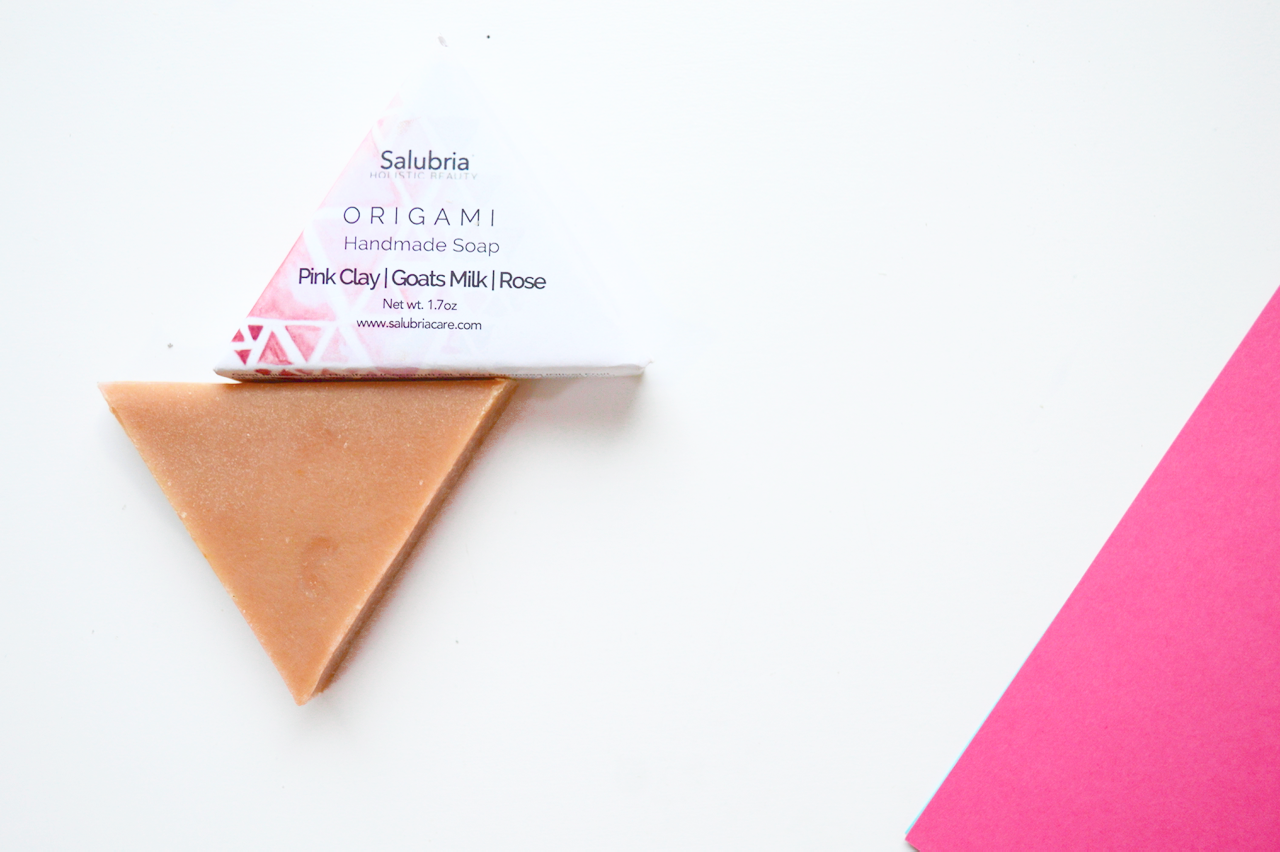 Pink Clay | Goats Milk |  Rose Origami Soap - Salubria 